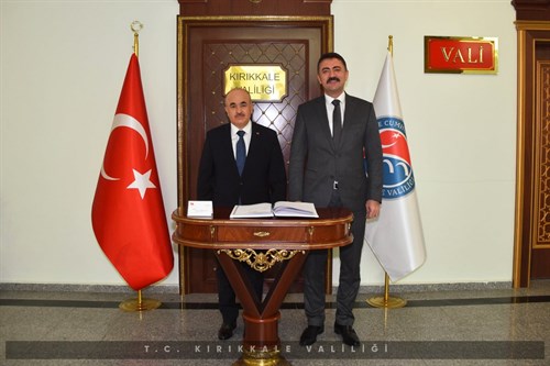 Samsun Valisi Doç. Dr. Zülkif Dağlı'dan, Vali Bülent Tekbıyıkoğlu'na Ziyaret